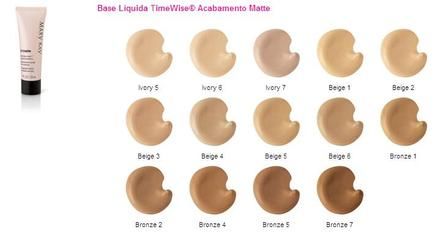 Bases Líquidas Timewise acabamento Matte