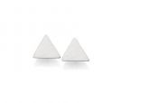 Brinco triangular Rhodium